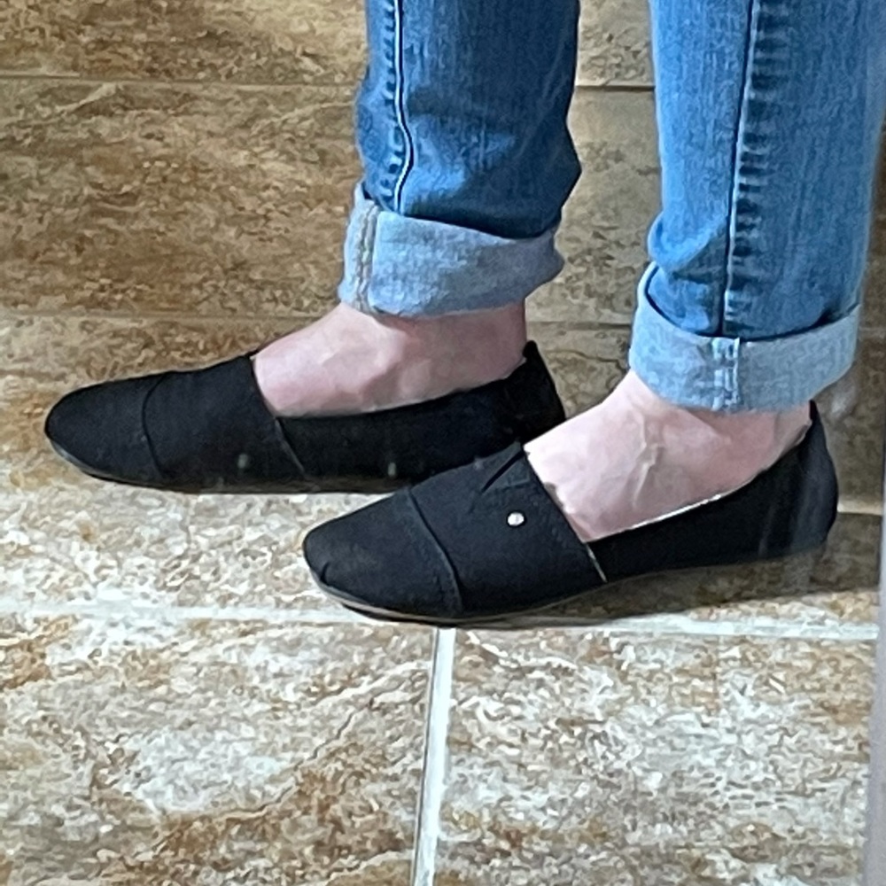 Mad Love Black Canvas Casual Shoes